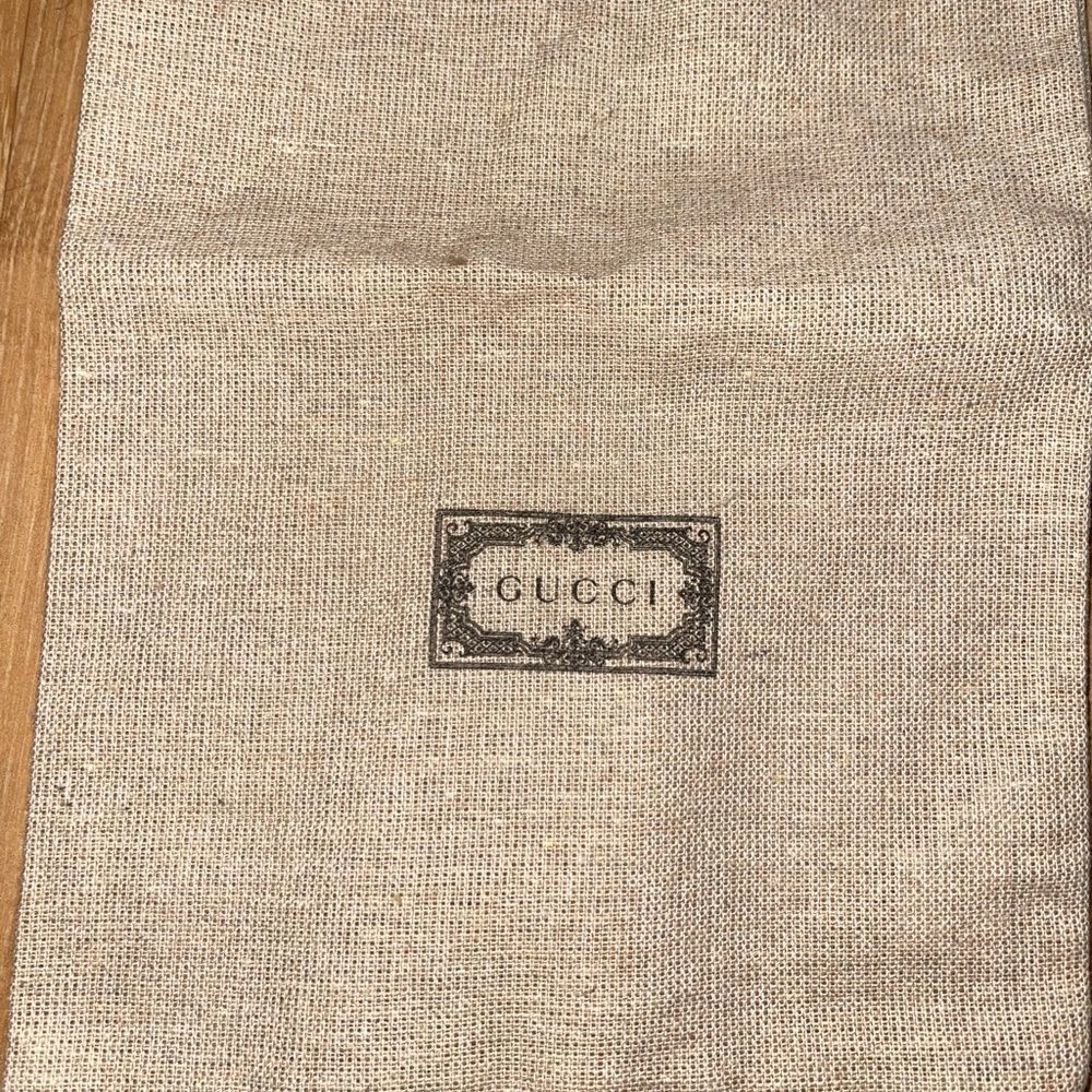 Brown and Black Small Gucci Dustbag Brown and Black Small Gucci Dustbag - Picture 2 of 8